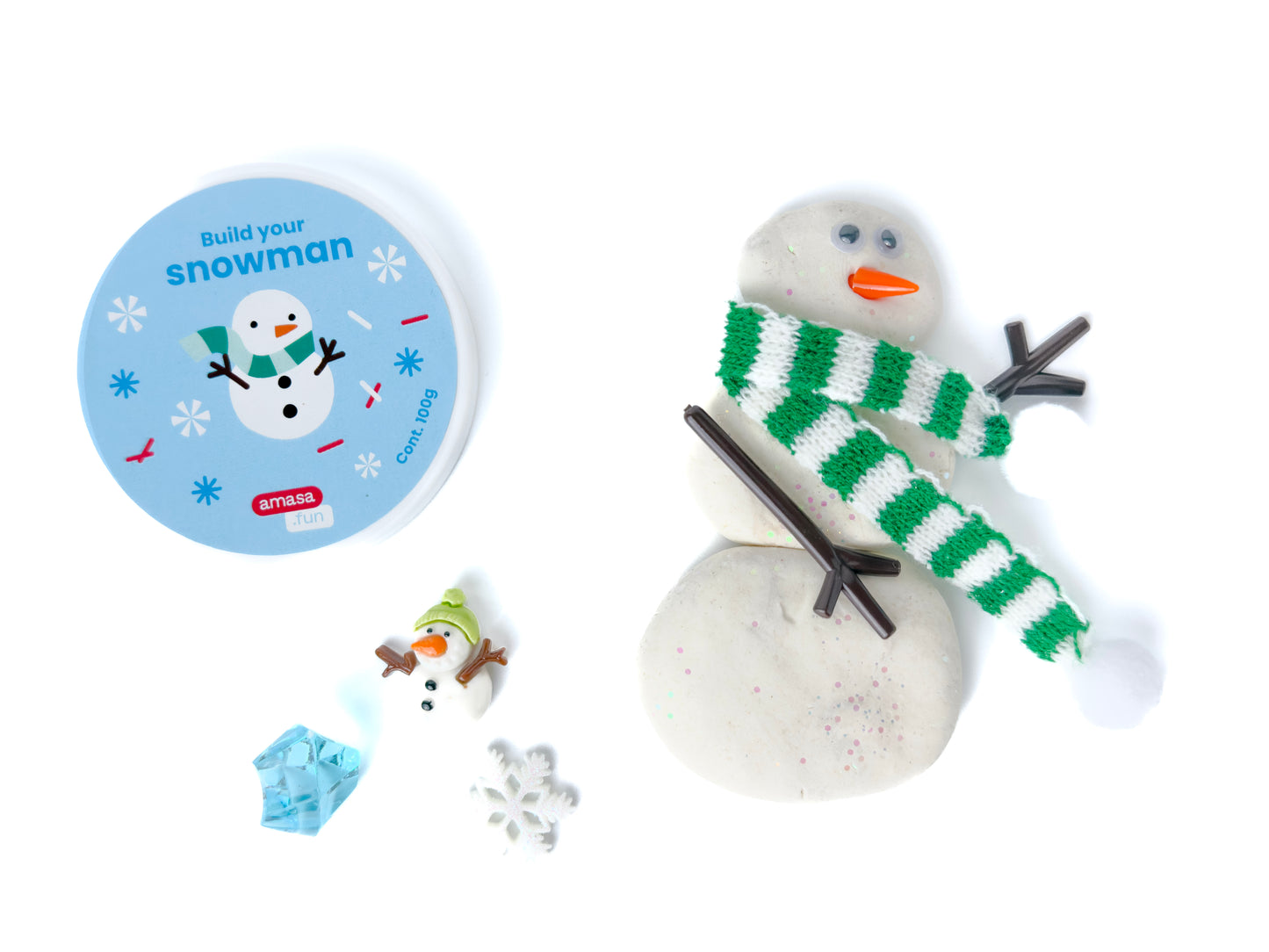 Mini Masita con Charms - Build your Snowman