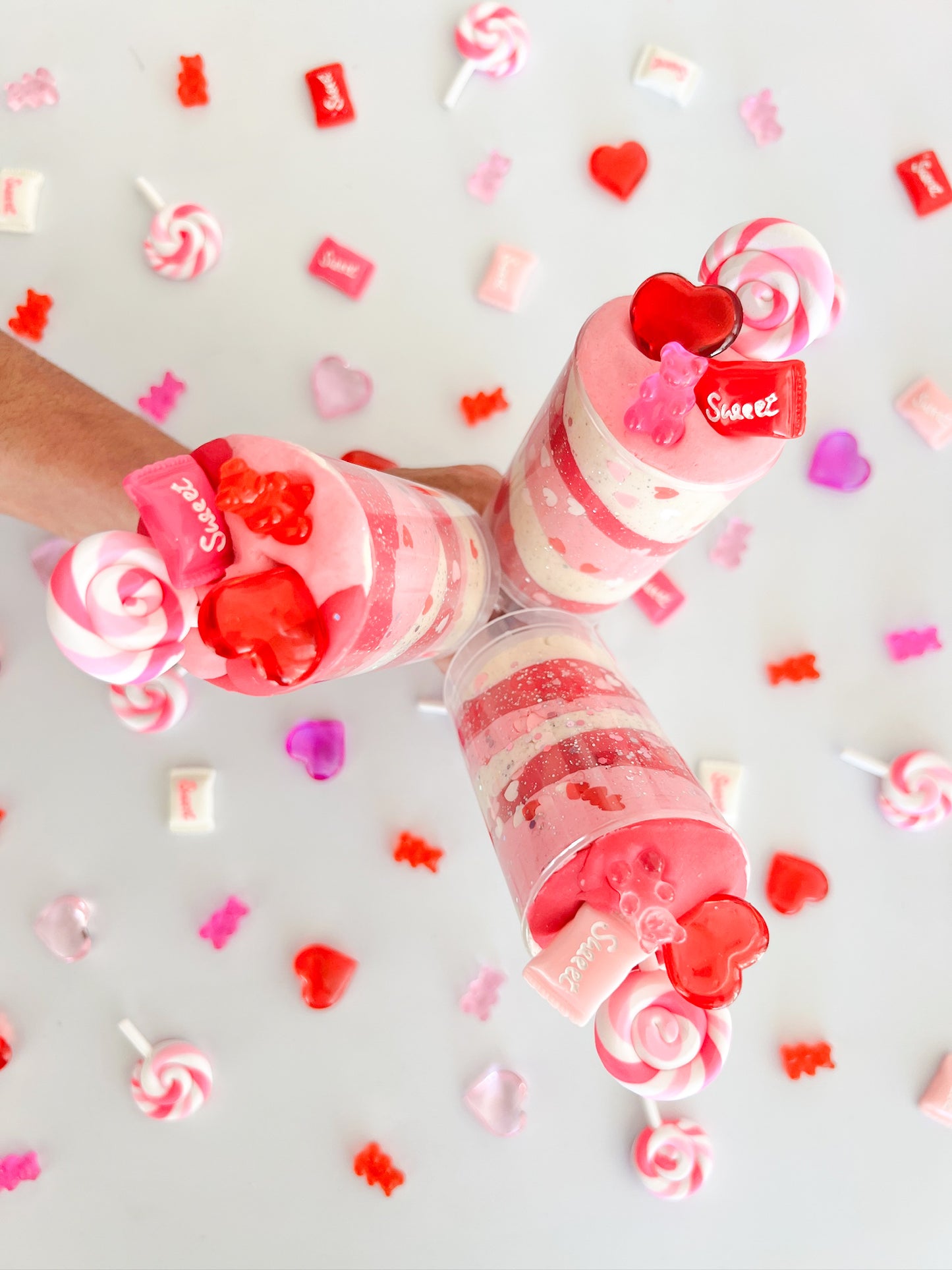 Pink Valentine's Day Push Pop