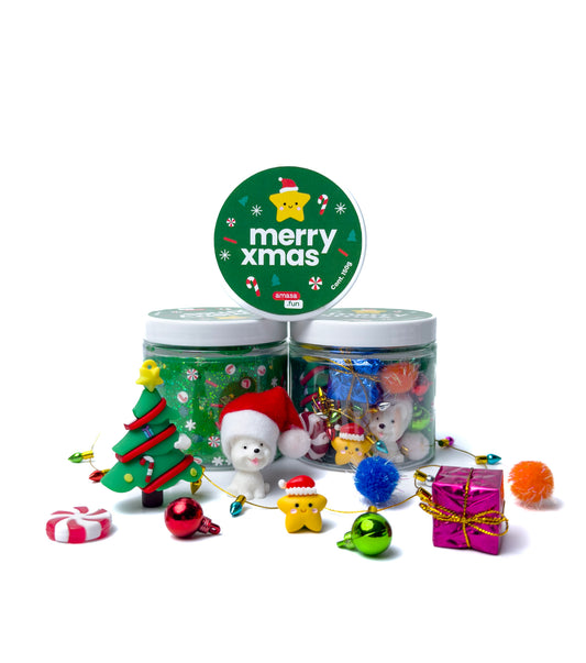 Sensory Jar - Puppy Christmas